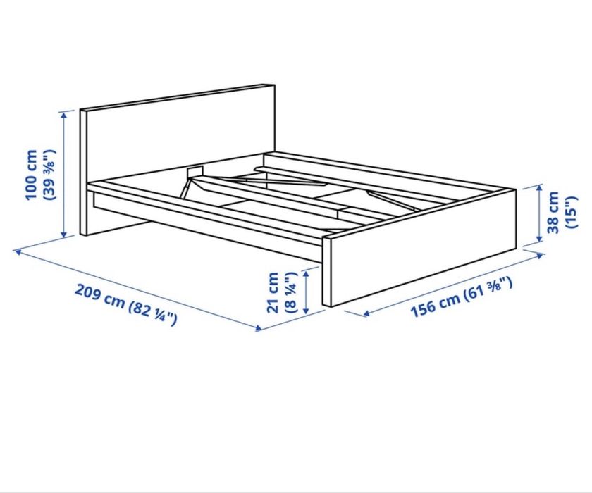 Cama malm com colchao