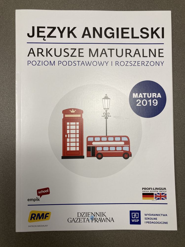 J. angielski Arkusze Maturalne, podstawa i rozszerzenie