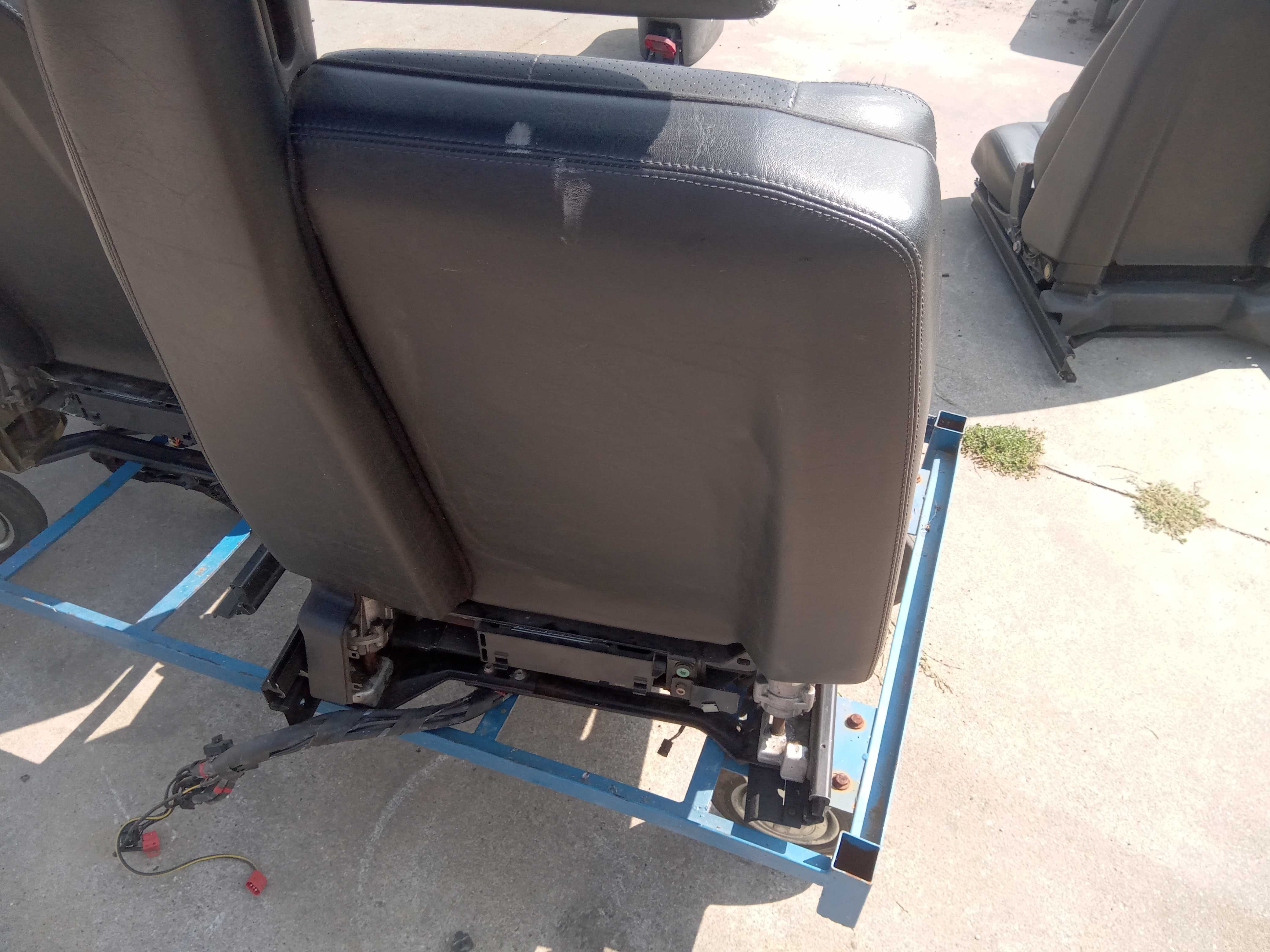 Fotel Kierowcy Lewy Mercedes SL R129 Czarna Skóra