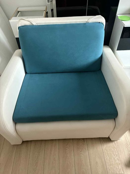 Fotel rozkładany do spania jednoosobowy