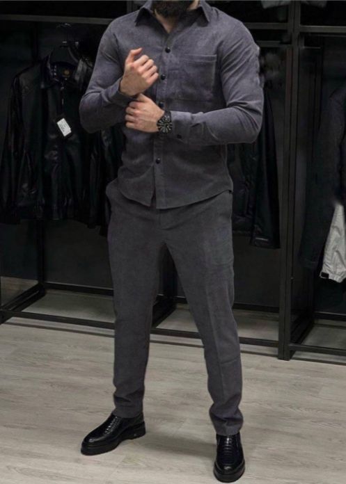 Костюм чоловічий, вельветовий