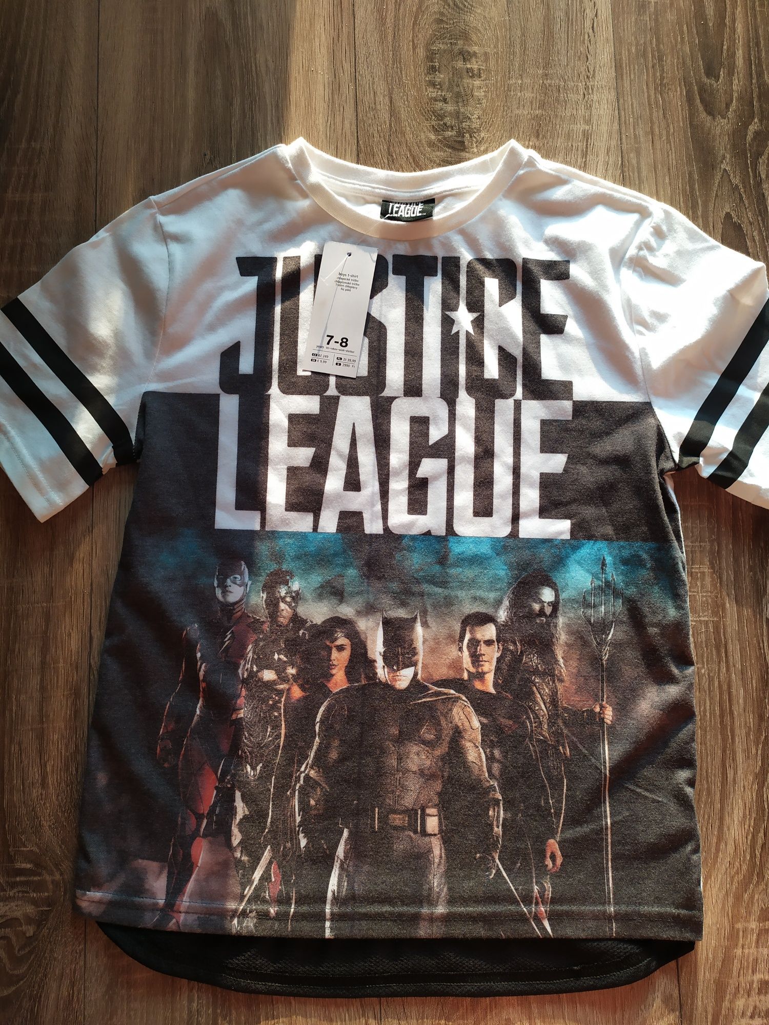 T-shirt Liga Sprawiedliwości 7-8 lat Justice League