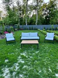 Садові меблі Комплект меблів для відпочинку BEJSTRUP 4м сірий
