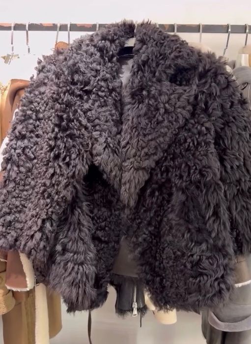 Naturalny, dwustronny płaszcz Tigrado