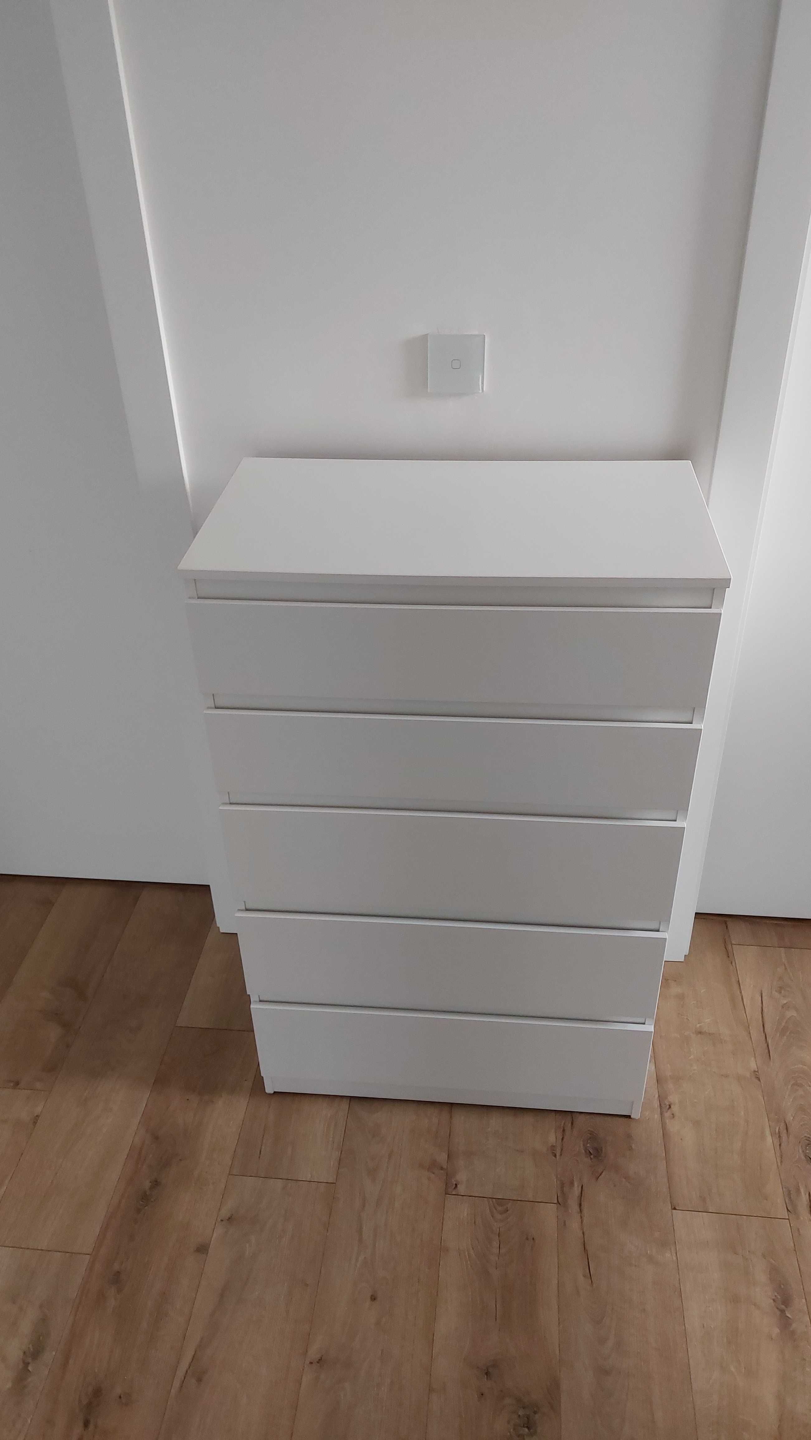 Biała komoda IKEA Kullen 5 szuflad. Stan idealny.