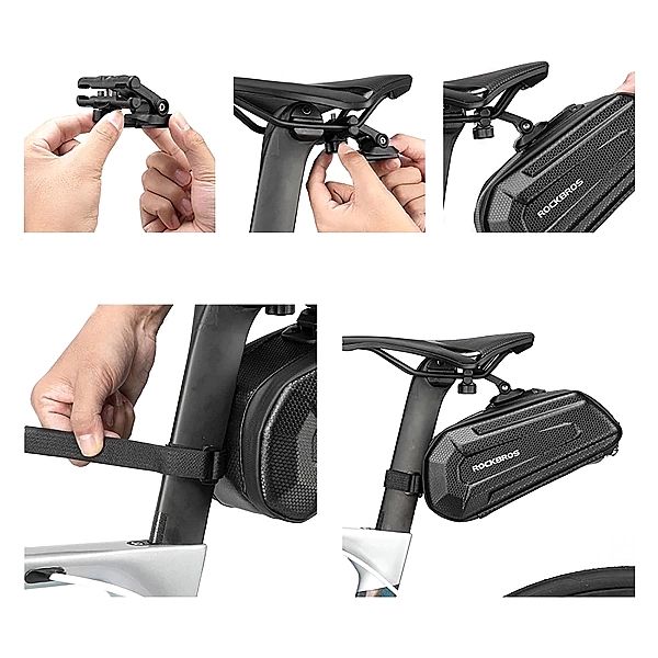 Torba Rockbros B69 rowerowa podsiodłowa 1.7l z systemem łatwego zwalni
