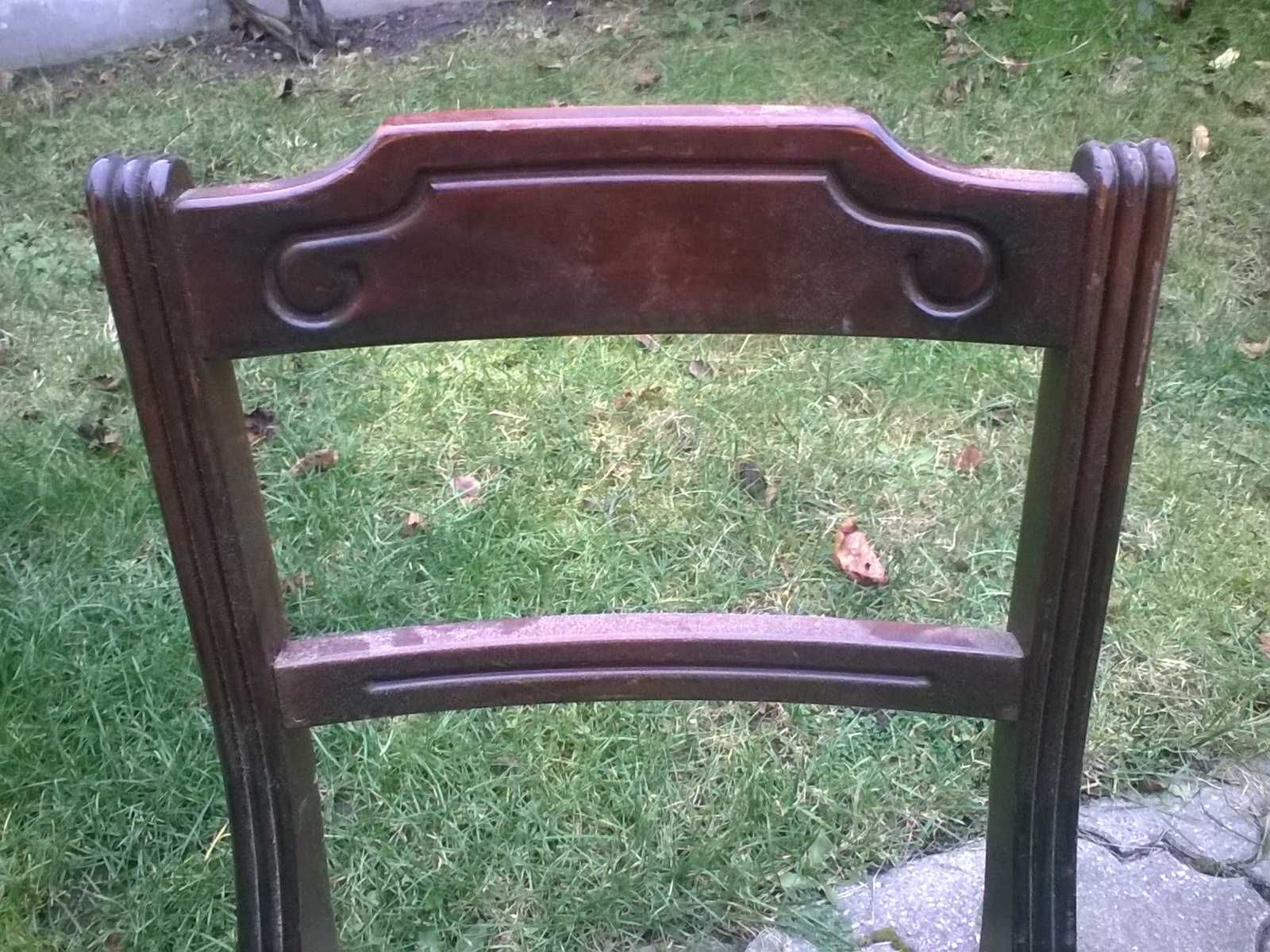 Krzesło Drewniane Tapicerowane Gościcińska  Fabryki Mebli 6 sztuk