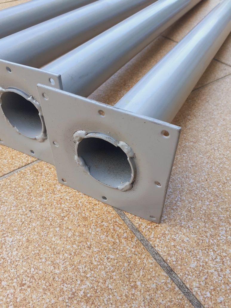 Nogi do biurka stołu aluminiowe zestaw 4szt