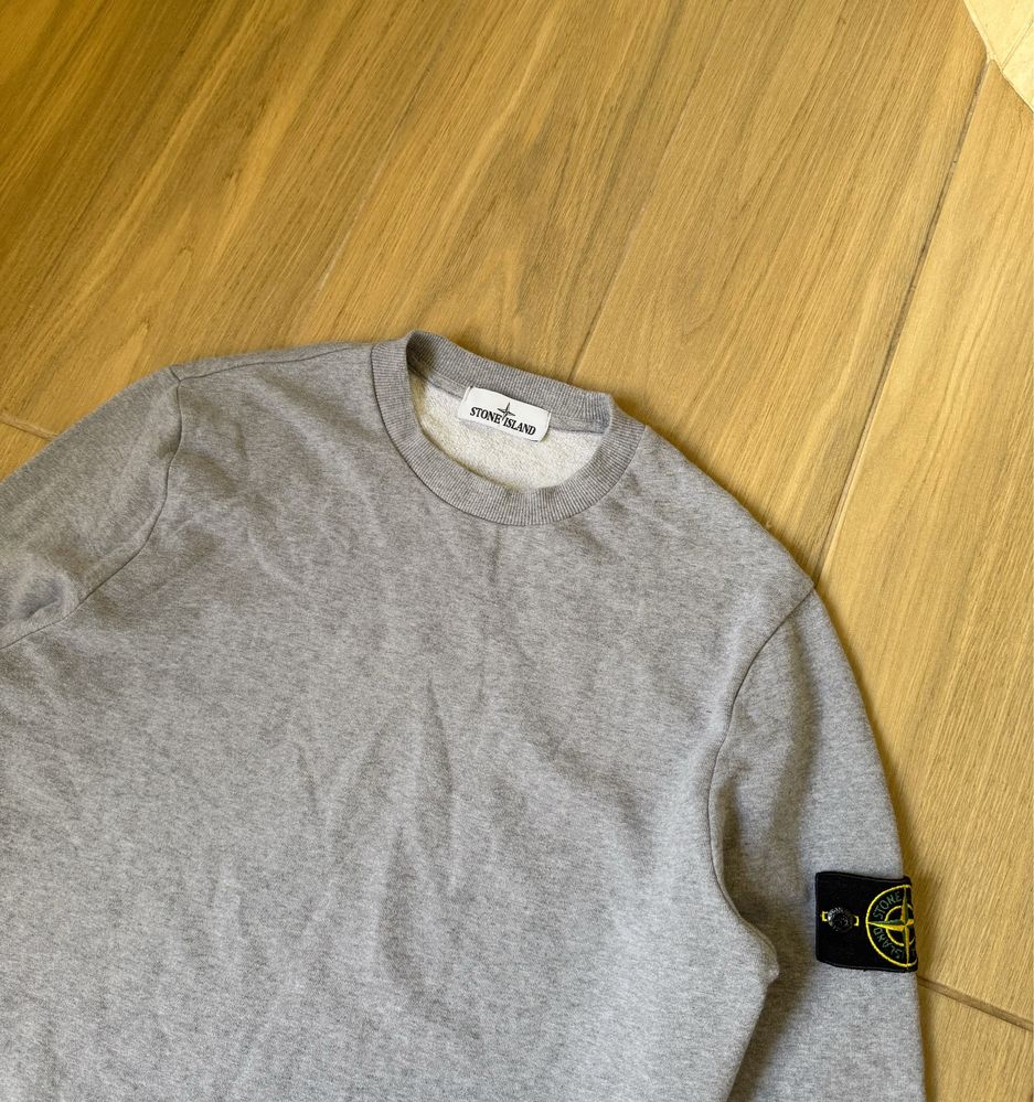 Світшот Stone Island Authentic Gray оригінал стон айленд