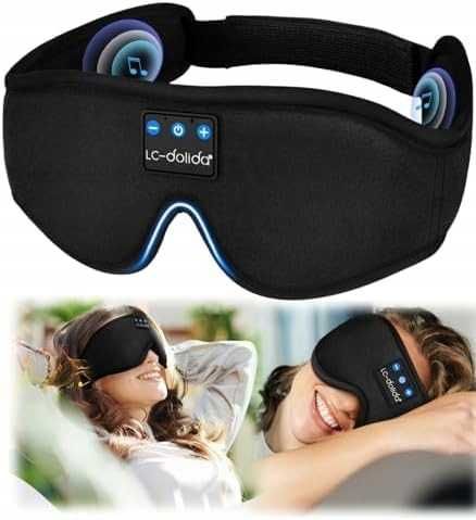 Opaska do spania LC Dolida Bluetoth Czarna 3d