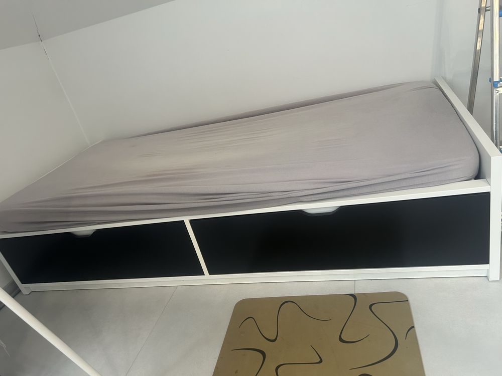 Pojedyńcze lóżko ODDA z IKEA wymiary 90x200cm