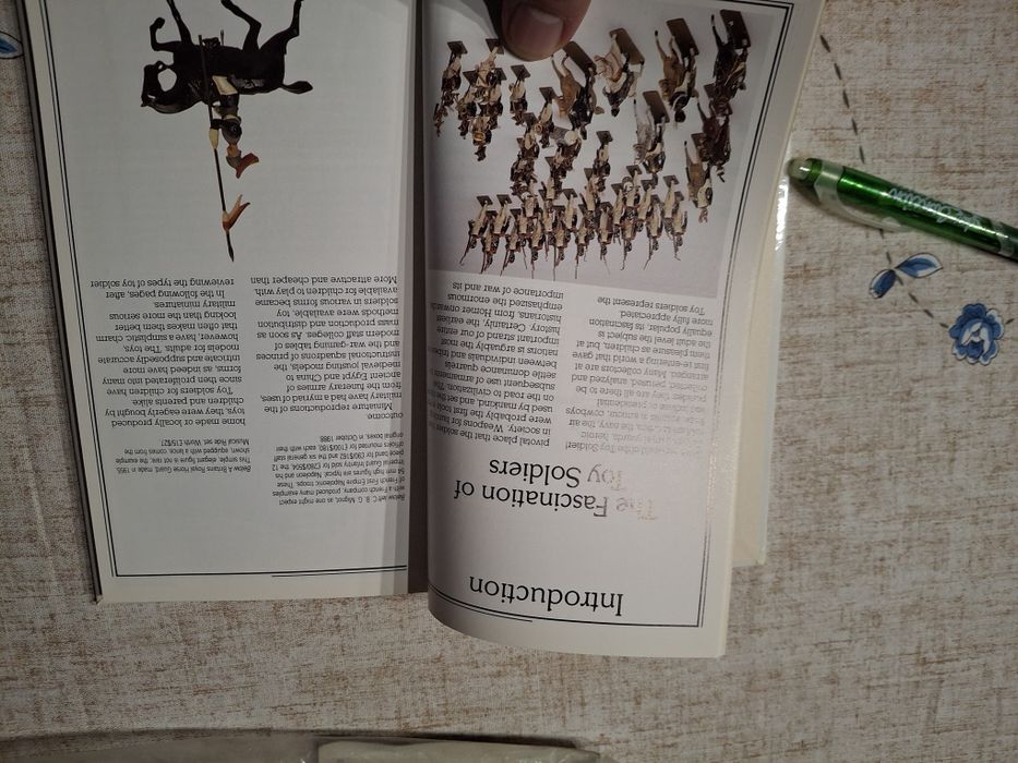 Livro brinquedos soldados inglês