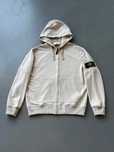 Зіп худі Стон Айленд бежевая Зипка Стоник бежевая Кофта Stone Island
