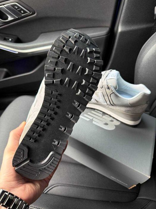 Чоловічі кросівки New Balance 574 Silver White (демісезонні) NB156