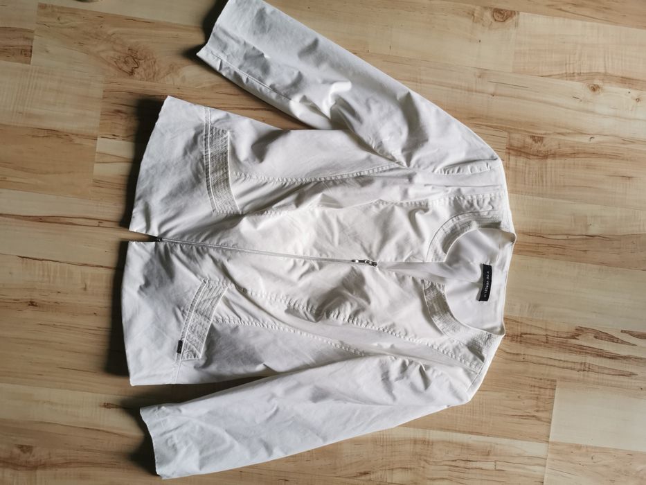 Komplet biały sukienka marynarka vito vergelis rozmiar 38