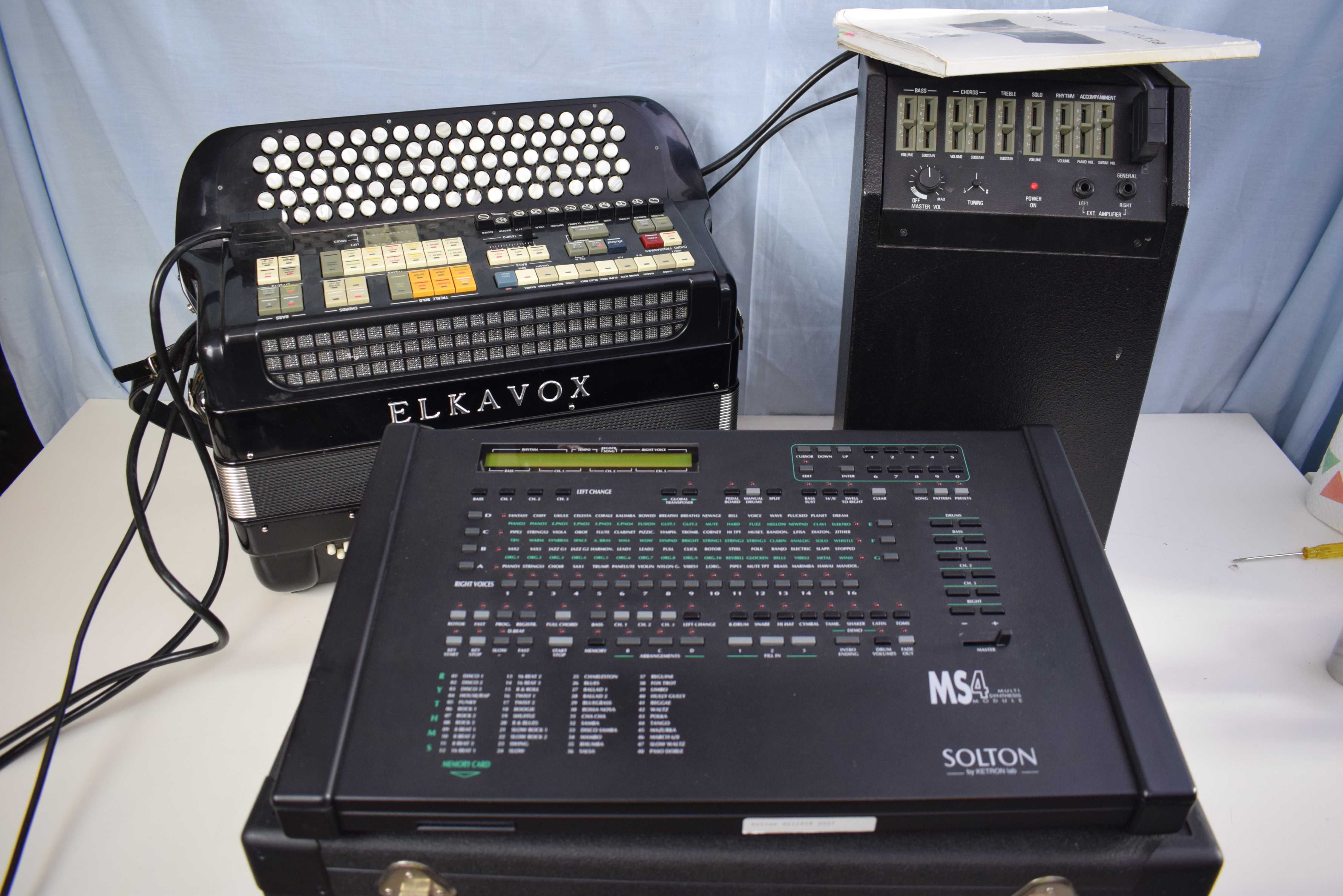 Acordeao Elkavox 4 Voz Com Sistema Midi, N . 78