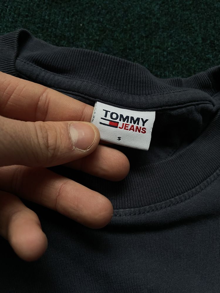 Футболка Tommy Hilfiger з логотипом/Нові колекції/Оригінал/Синя