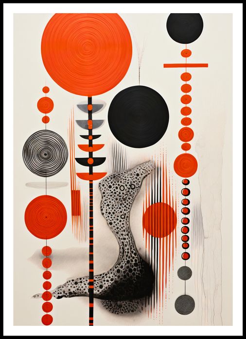 Plakat 70x100cm Kontrastowy Kosmos