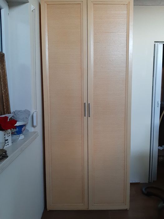 Szafa Rattan Prestige + stojak + lustro