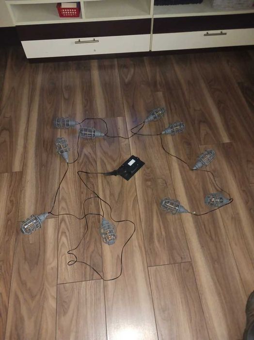 Lampiony łańcuch świetlny 10 sztuk