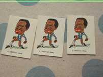 Cromos antigos de futebol