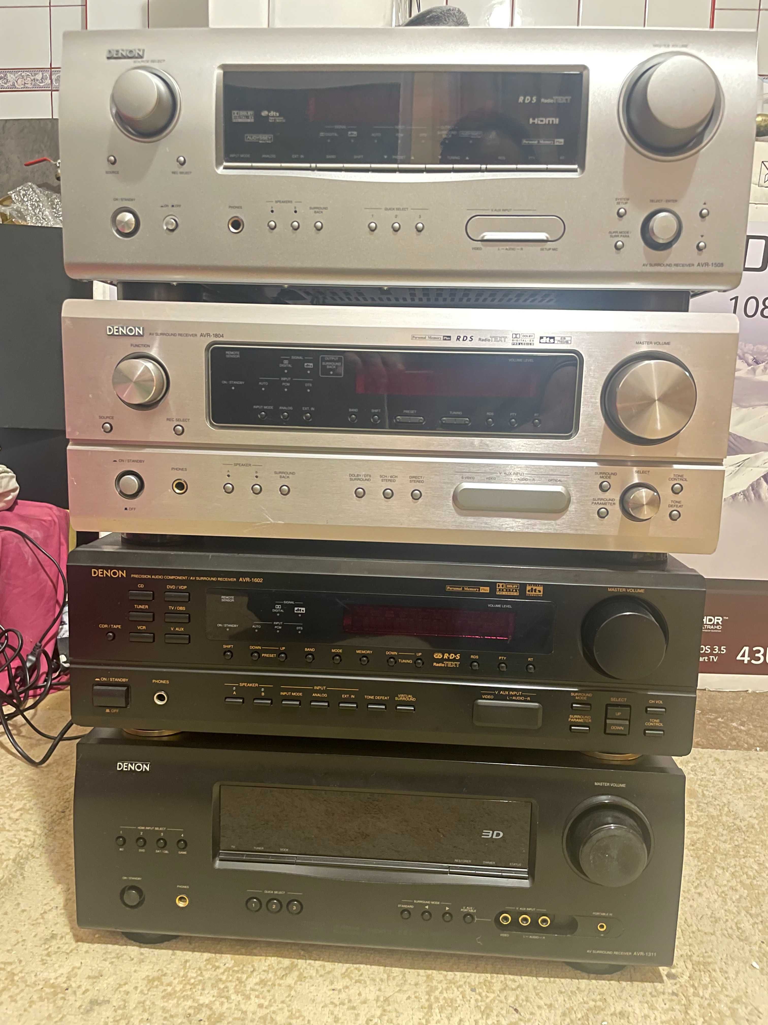 Amplitunery Denon AVR-1508, AVR-1804, AVR-1311 SUPER STAN