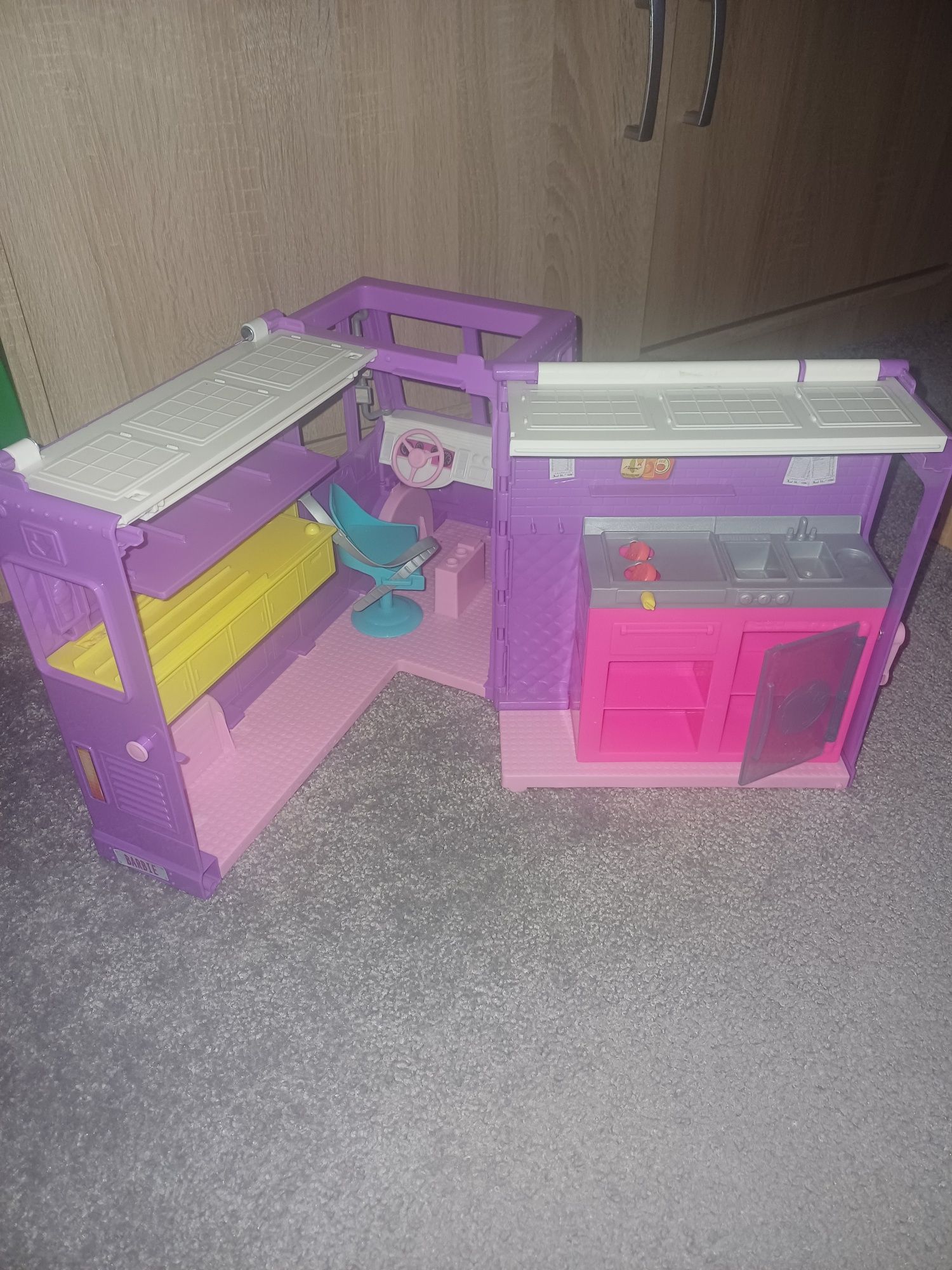 Kamper barbie food truck z akcesoriami