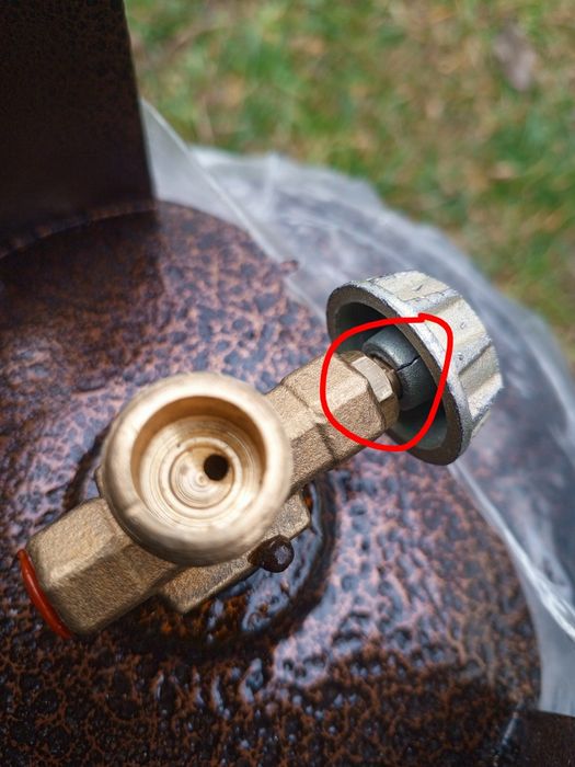 Балон газовый 8 литров чугун новый