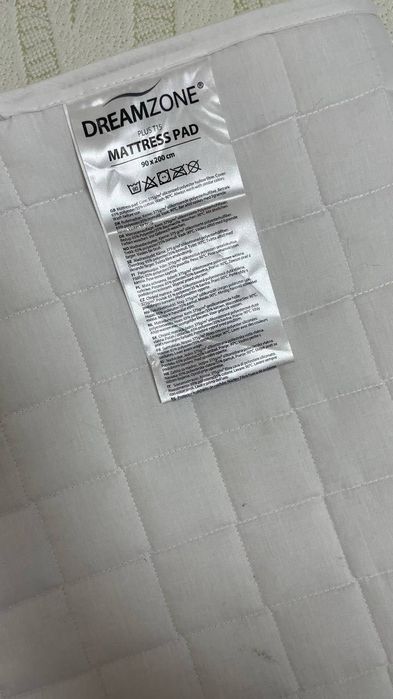 Ліжко VEDDE 90х200 см. Колір - дикий темний дуб. Матрац DREAM ZONE