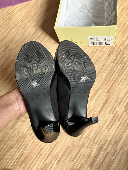Czółenka czarne Jenny Fairy r. 35