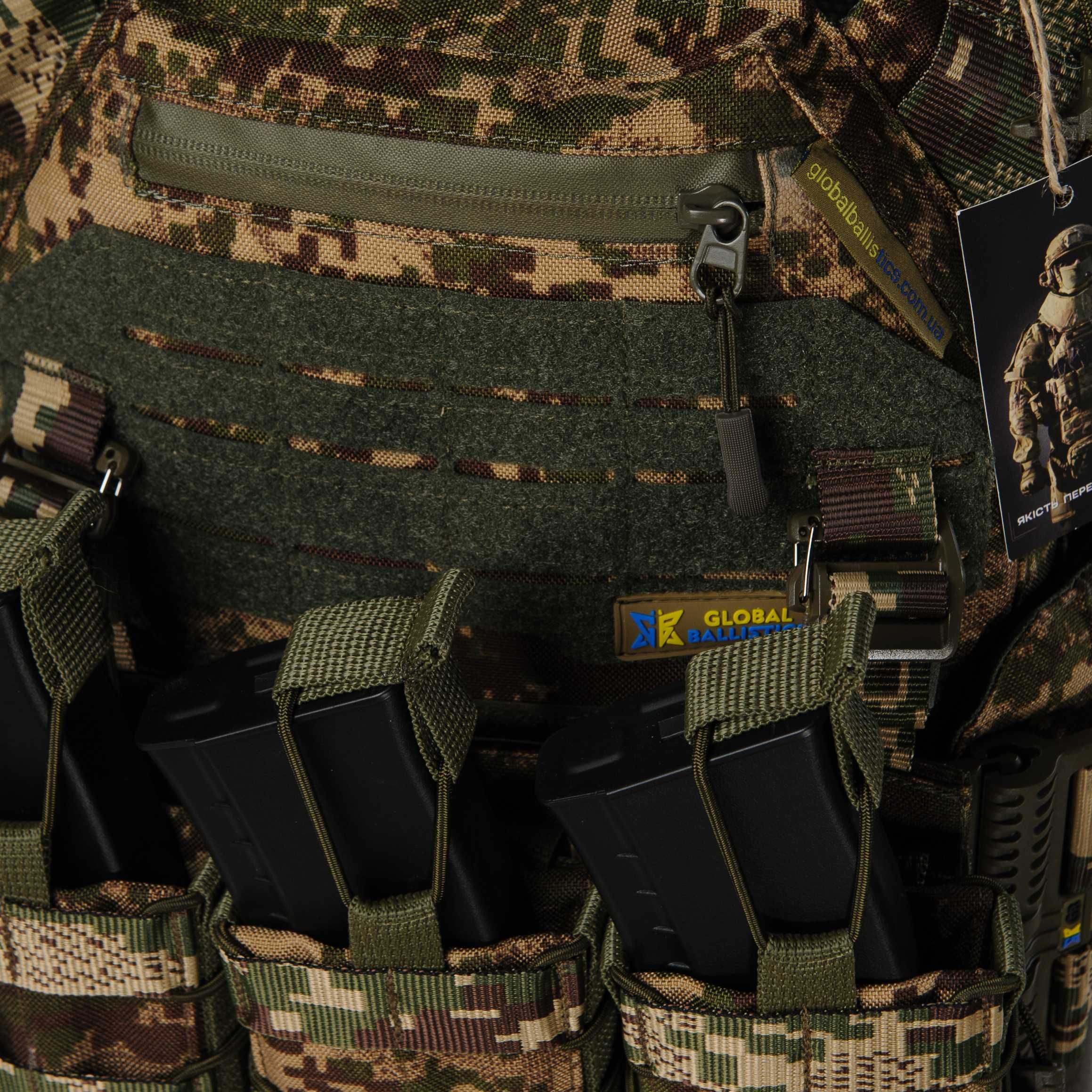Плитоноска Warmor Gen.3 Pro ХИЖАК + 3 підсумки під магазини АК/AR