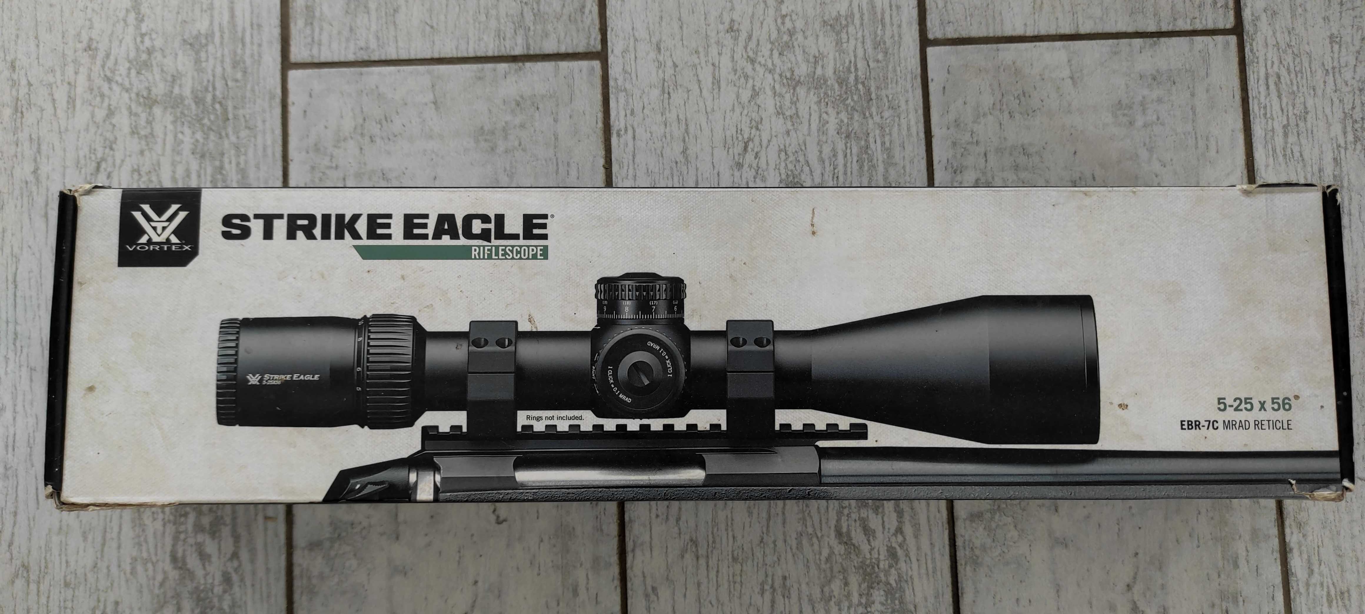 Оптичний приціл Vortex Strike Eagle 5-25X56 FFP EBR-7C