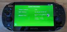 Playstation Vita OLED PCH-1004 + S2VITA + etui +16 GB+uchwyt+SD 256 GB