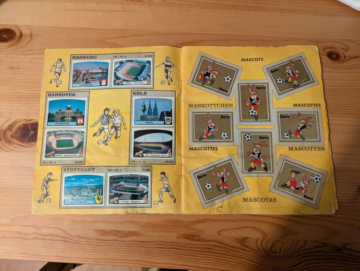 Caderneta euro 88 completa