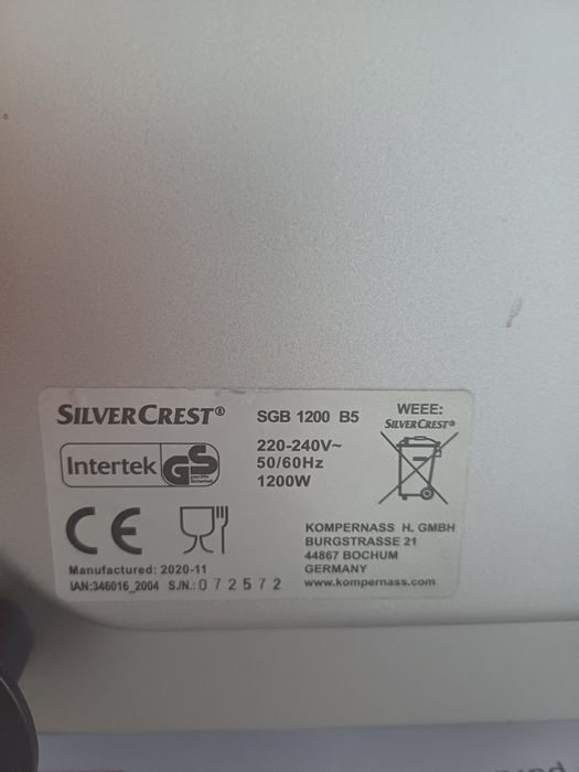 Forno Silvercrest Kitchen tools 1200w 15litros