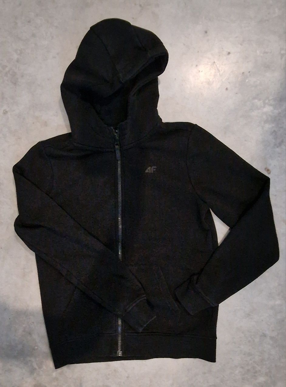 Bluza 4F dziewczęca z kapturem Zapinana 164 cm