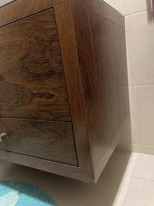Movel suspenso sucupira