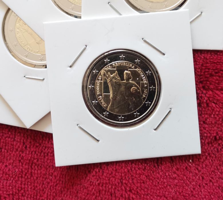 Moeda UNC comemorativa de 2€ - Croácia 2025