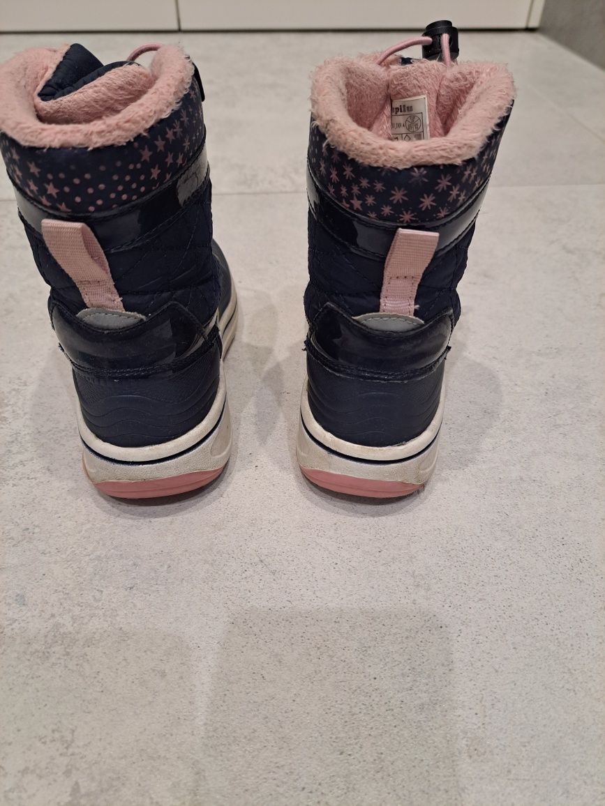 Buty zimowe śniegowce dla dziewczynki