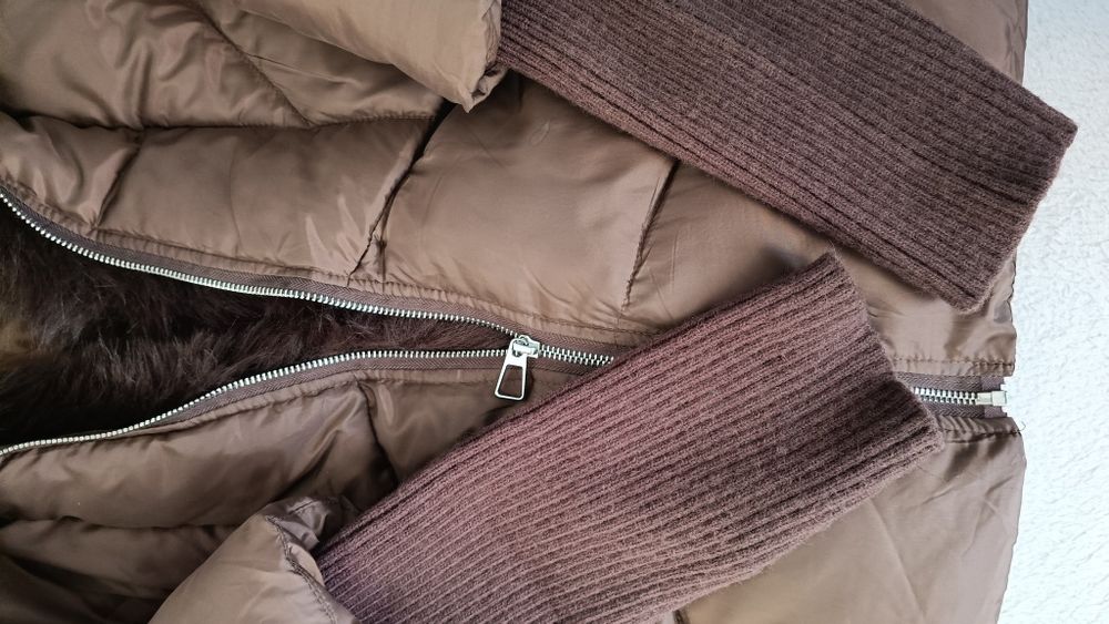 Sprzedam zimową kurtkę damska .kolor brązowy