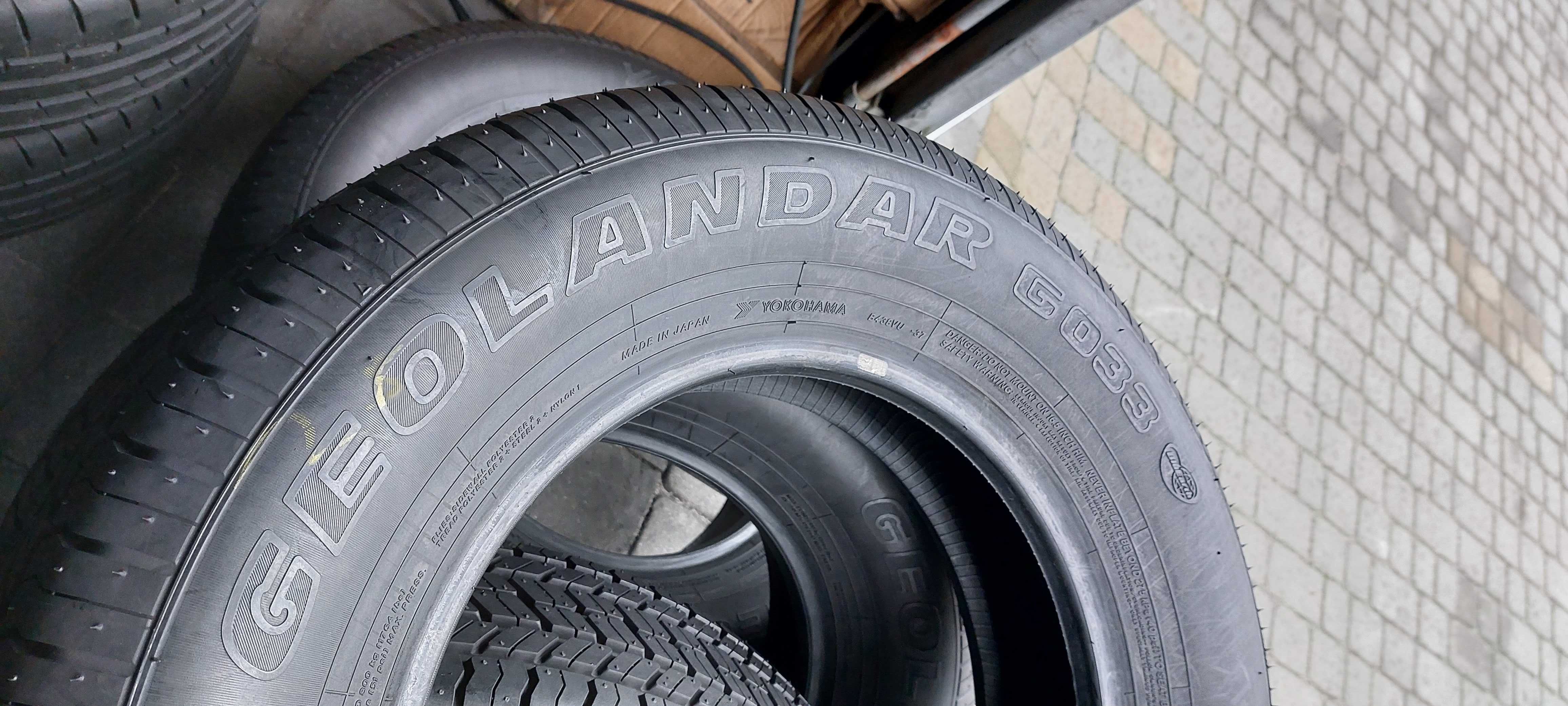 Резина літо НОВА Yokohama 215/70 R16 Geolandar G033