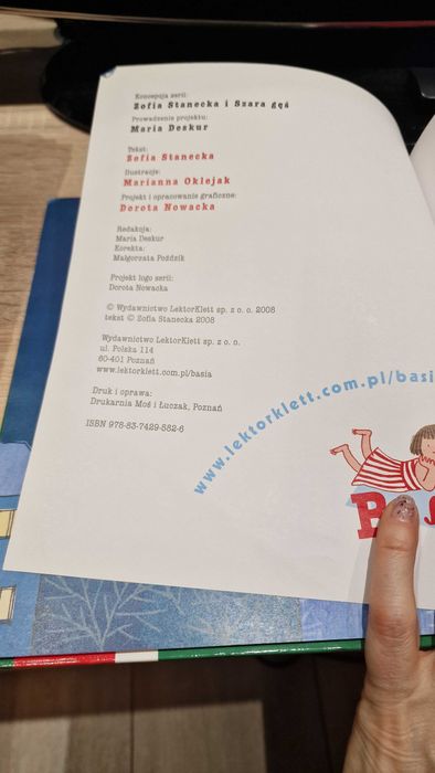 Basia i Boże Narodzenie Stanecka Oklejak