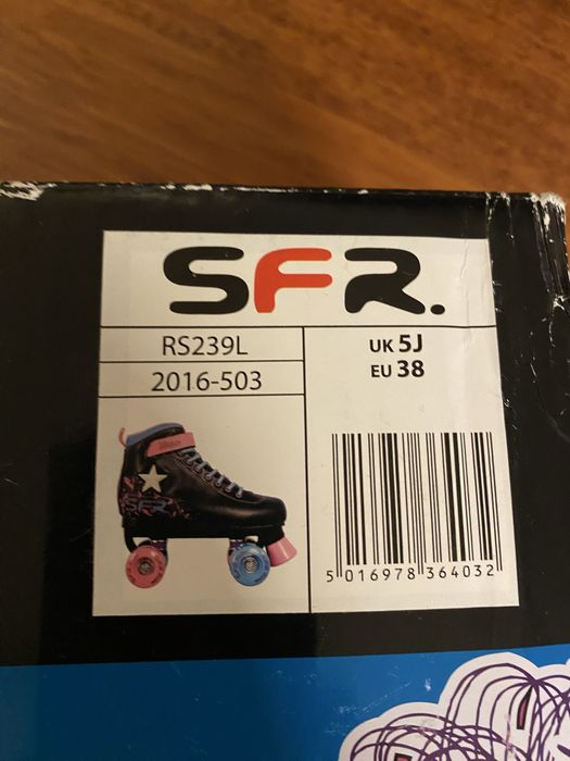 Wrotki SFR r. 38  + torba. Stan bardzo dobry