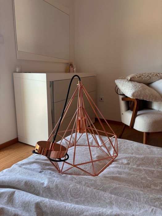 Candeeiro de teto suspenso+ candeeiros de mesa