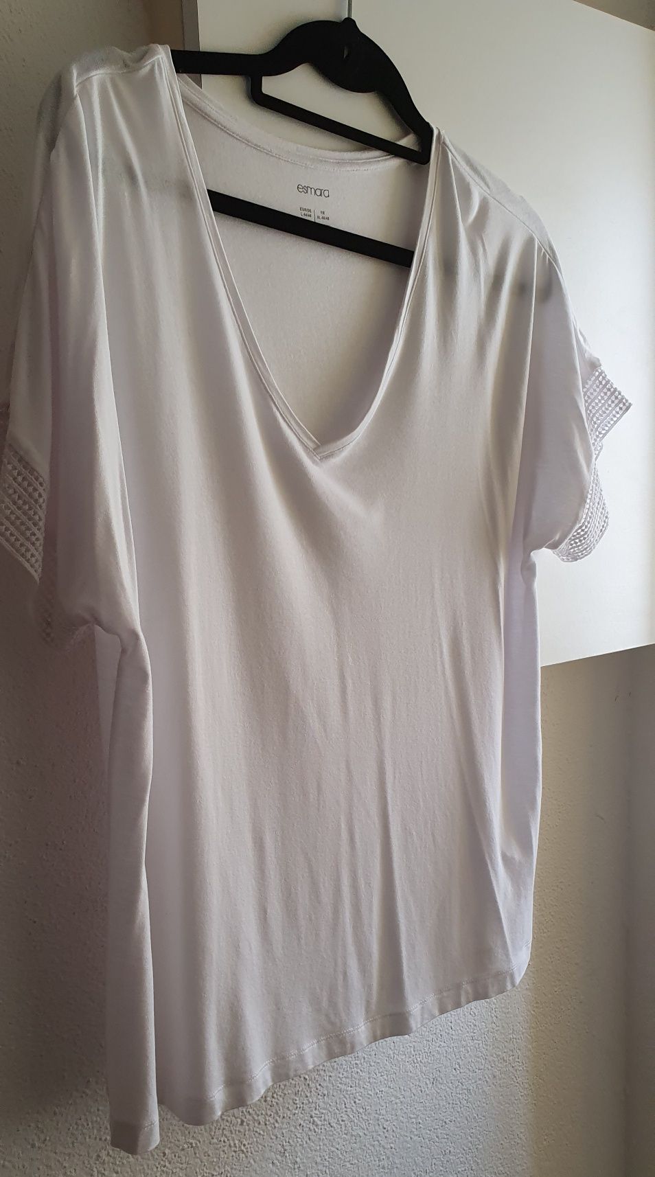 Camisola senhora  branca L mas tb serve XL