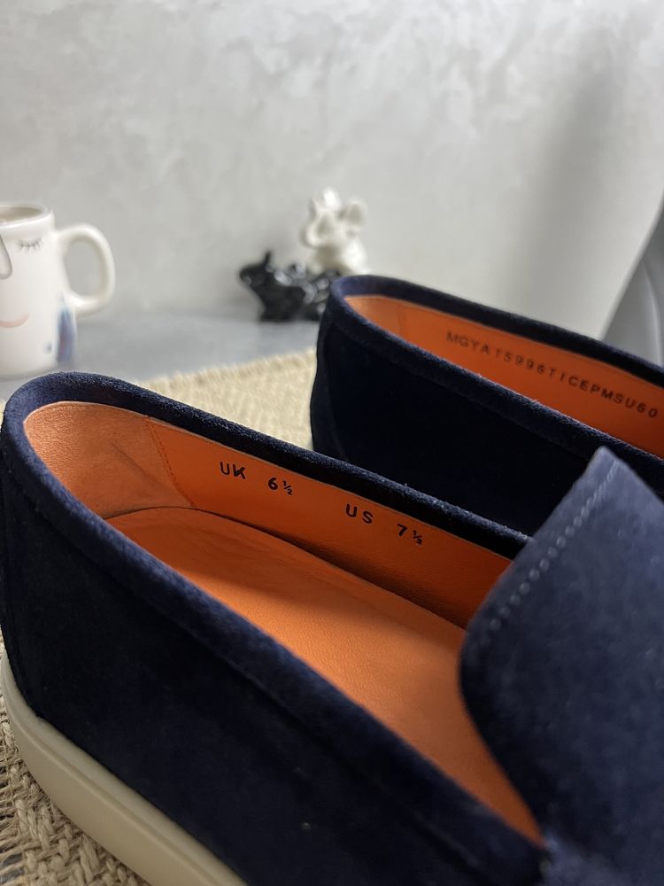 Лофери Santoni Loafers Loro Piana Summer Walk