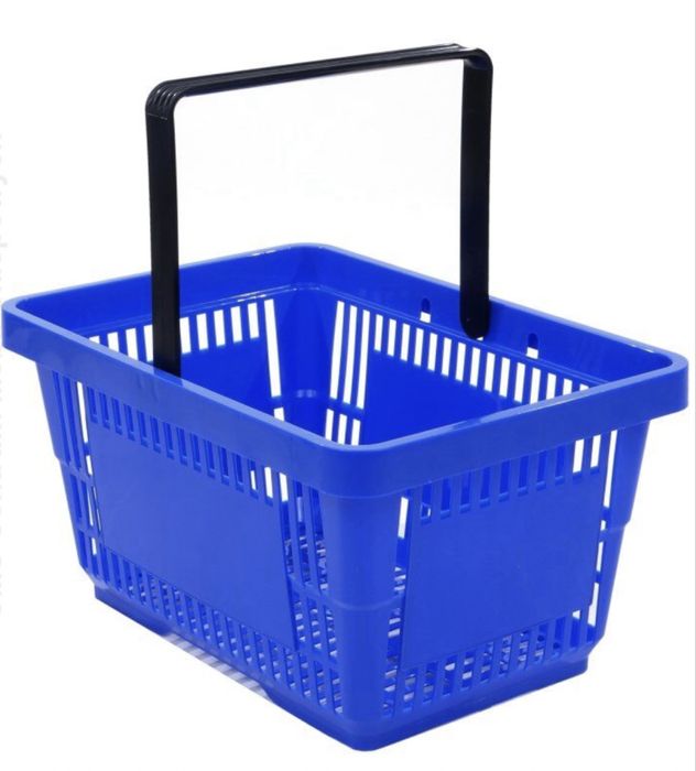 Kosze sklepowe niebieskie