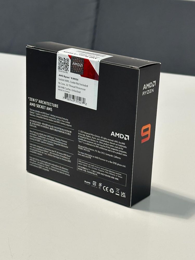 AMD RYZEN 9 9950 X