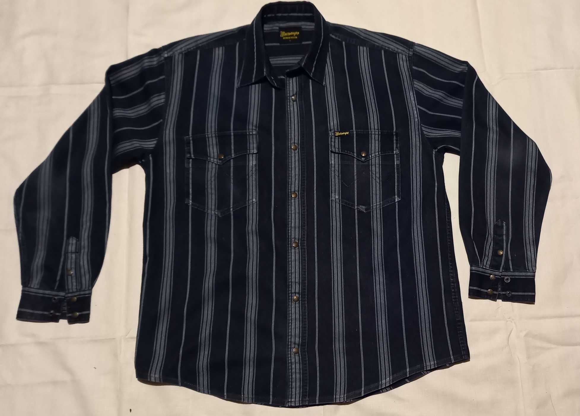 Турецкая джинсовая рубашка Westrenger размер ХL (54)