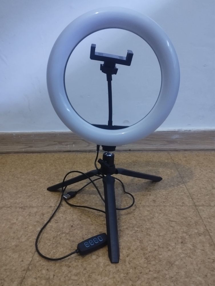 Anel de luz led + 3modos
